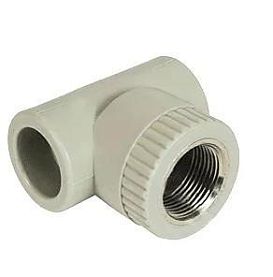 Тройник переходной с внутренней резьбой 25х1/2"х25 (60/15) (Valfex) СЕРЫЙ